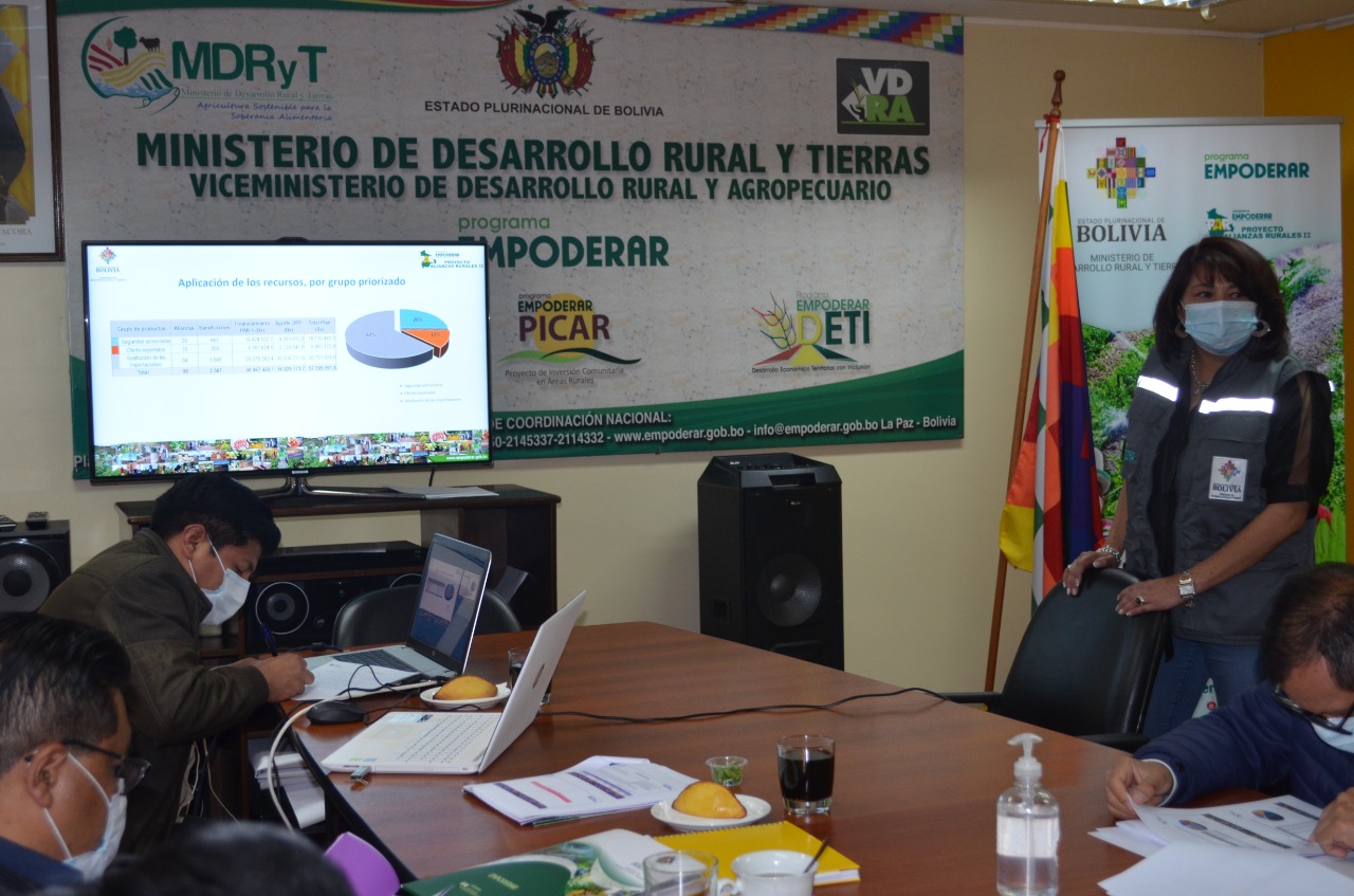 Gobierno aprueba nuevas inversiones por Bs 80,2 millones para reactivar el sector agropecuario