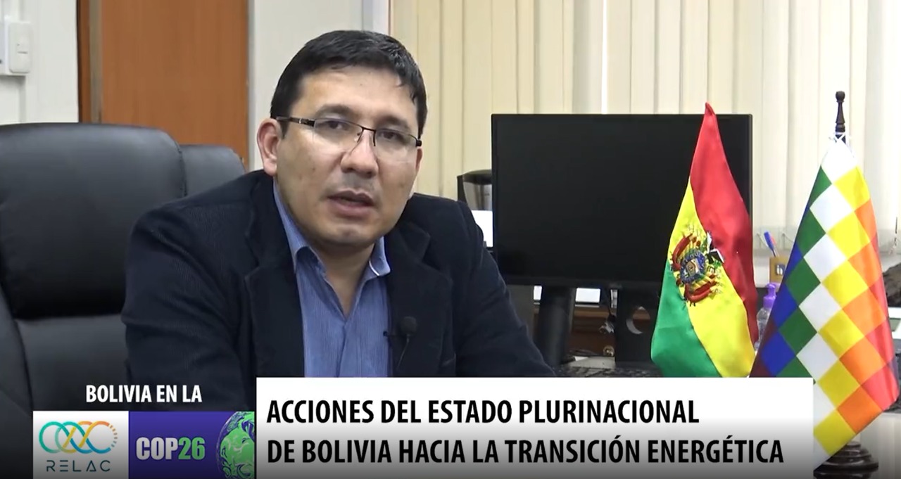 Ministro de Hidrocarburos expone estrategia boliviana para el cambio de la matriz energética en el marco de la COP26