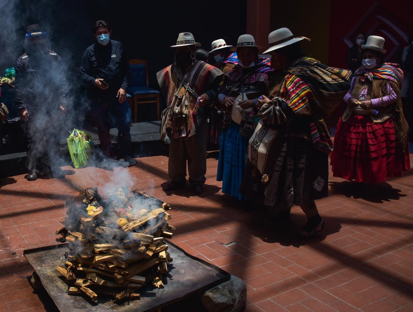 Martes de ch'alla: Presidente Arce pidió salud y prosperidad para el pueblo boliviano