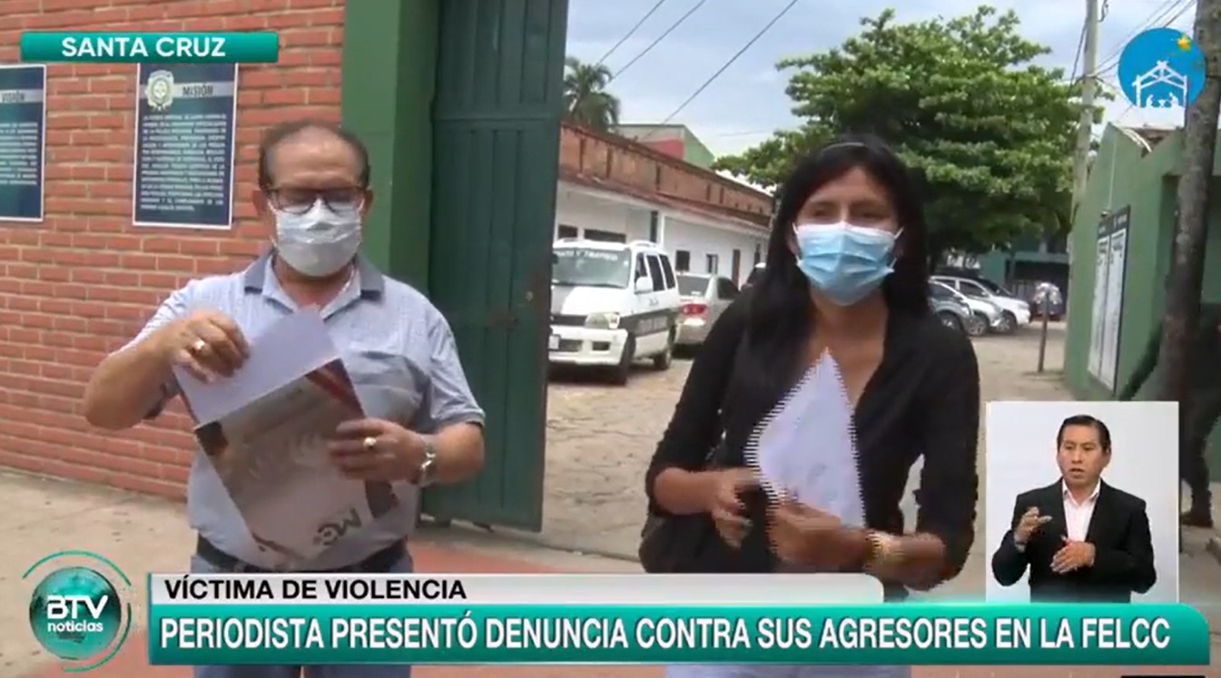Periodista de Patria Nueva presenta denuncia ante la FELCC por agresiones sufridas en Santa Cruz