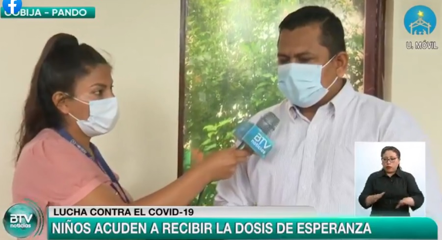 Habilitan punto de inmunización a menores de entre cinco y 11 años en Cobija