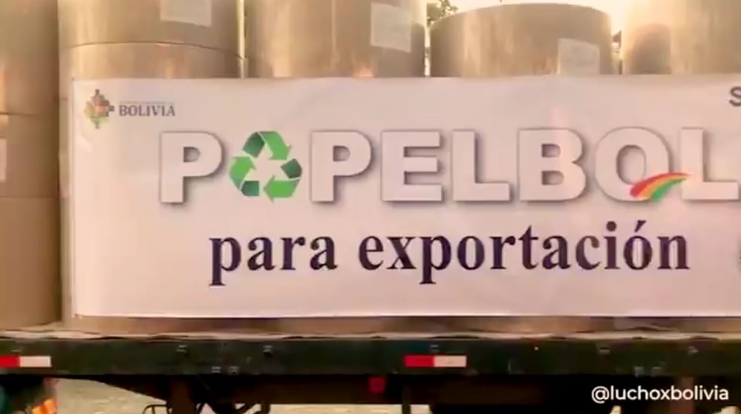Presidente: Papelbol exportará a Perú 550 toneladas de papel kraft por Bs 3,2 millones