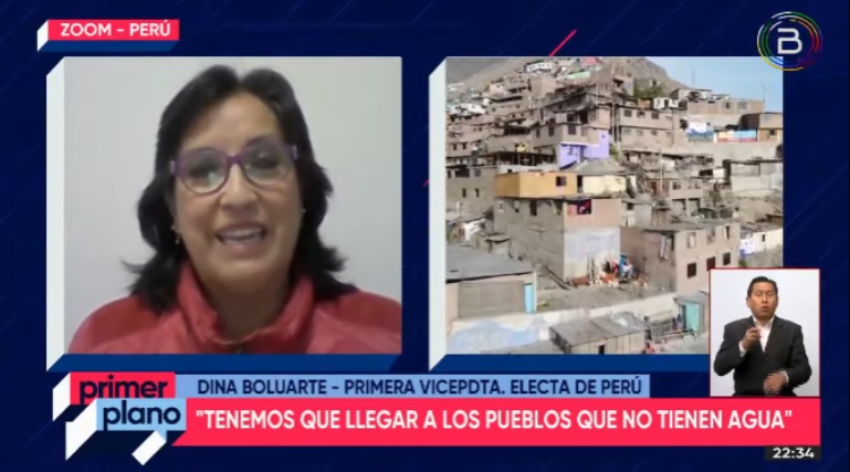 Vicepresidenta electa de Perú anticipa trabajo conjunto con el presidente Luis Arce para “sacar adelante a nuestros pueblos”