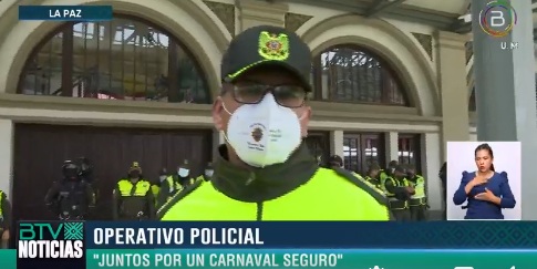 Policía desplaza 160 efectivos en la ciudad de La Paz para evitar el exceso de bebidas alcohólicas