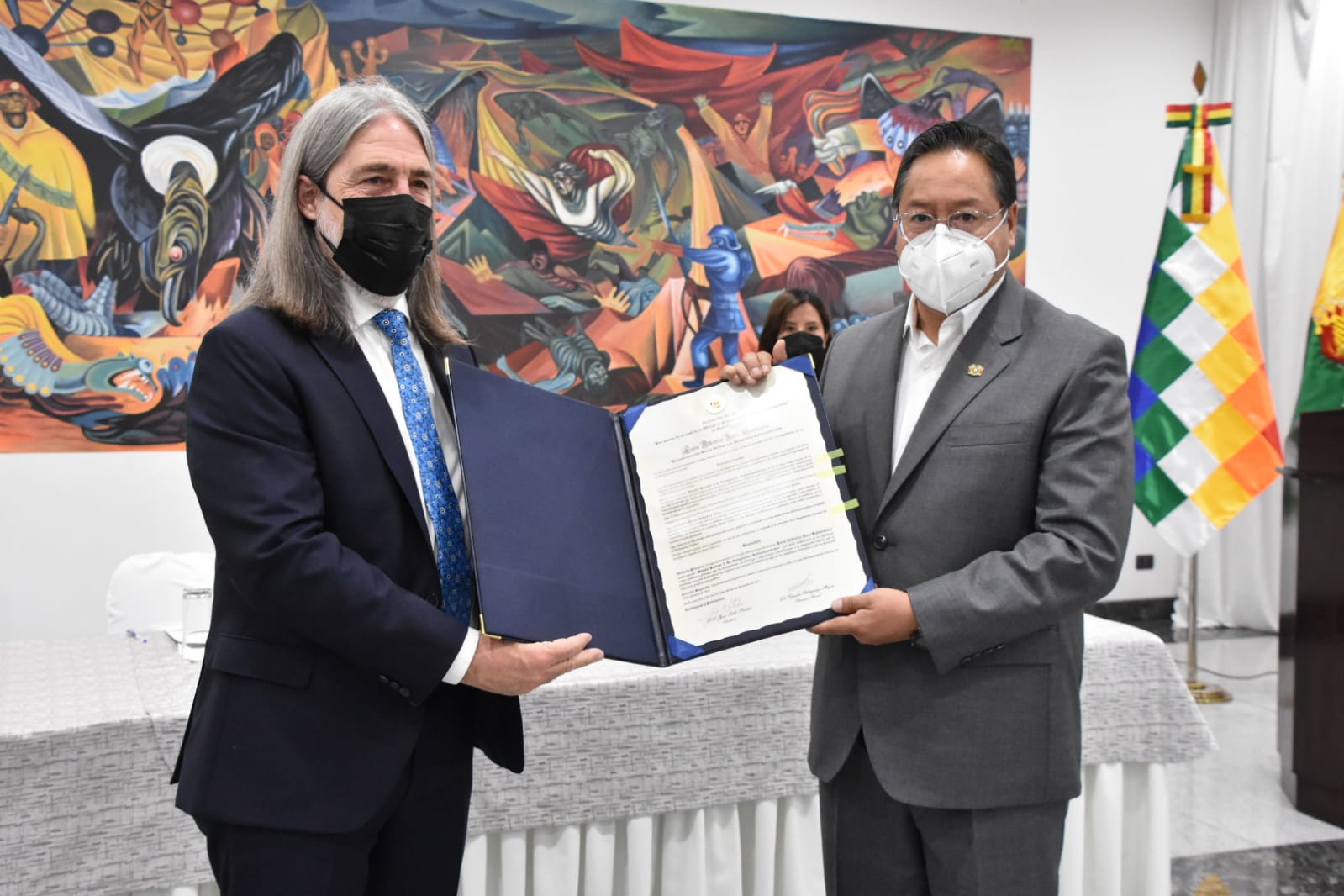 Parlamento Andino otorga condecoración 'Simón Bolívar' al presidente Arce por su aporte a la democracia y a la integración (Adelanto)