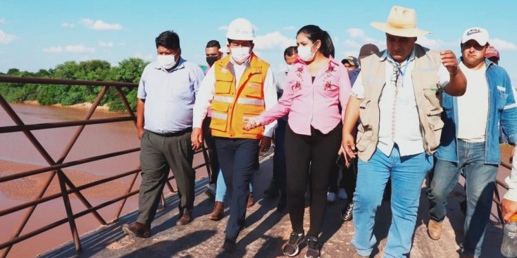 Montaño responsabiliza a Gobernación cruceña por daño ambiental en la construcción ilegal del puente Parapetí