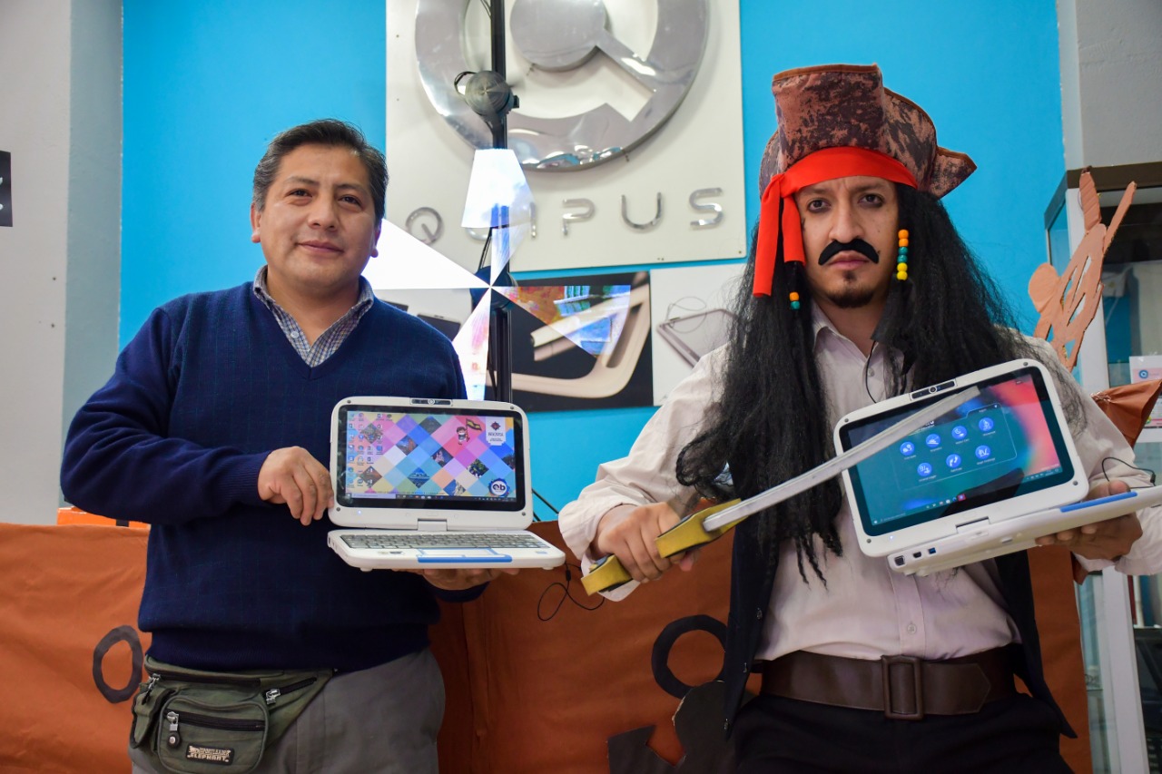 Quipus exhibe bondades de sus equipos tecnológicos en actividad comercial con la temática “Piratas del Caribe”