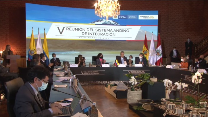 Sistema Andino de Integración se articula para tomar acciones ante los efectos de la pandemia