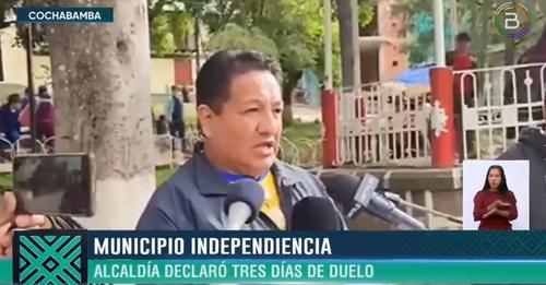 Cochabamba: Alcaldía de Independencia declara duelo de tres días tras muerte de nueve personas