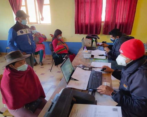 Serecí Chuquisaca activa campaña de registro, saneamiento y certificación gratuita en Villa Azurduy