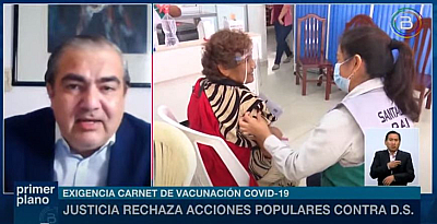 Protesta de grupos antivacuna es un “despropósito” y la mayoría de los bolivianos optó por la inmunización