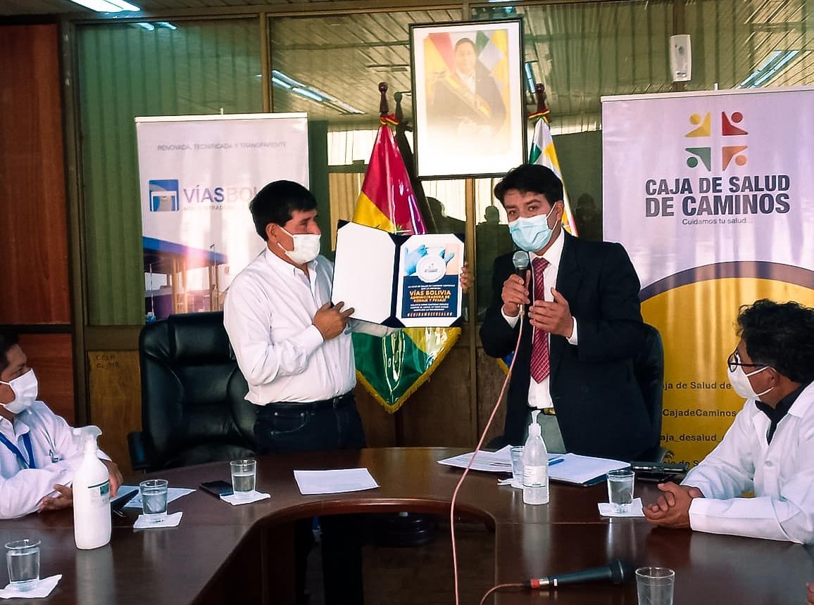 Vías Bolivia recibe certificación de “Empresa Segura” tras vacunar al 100% de sus trabajadores