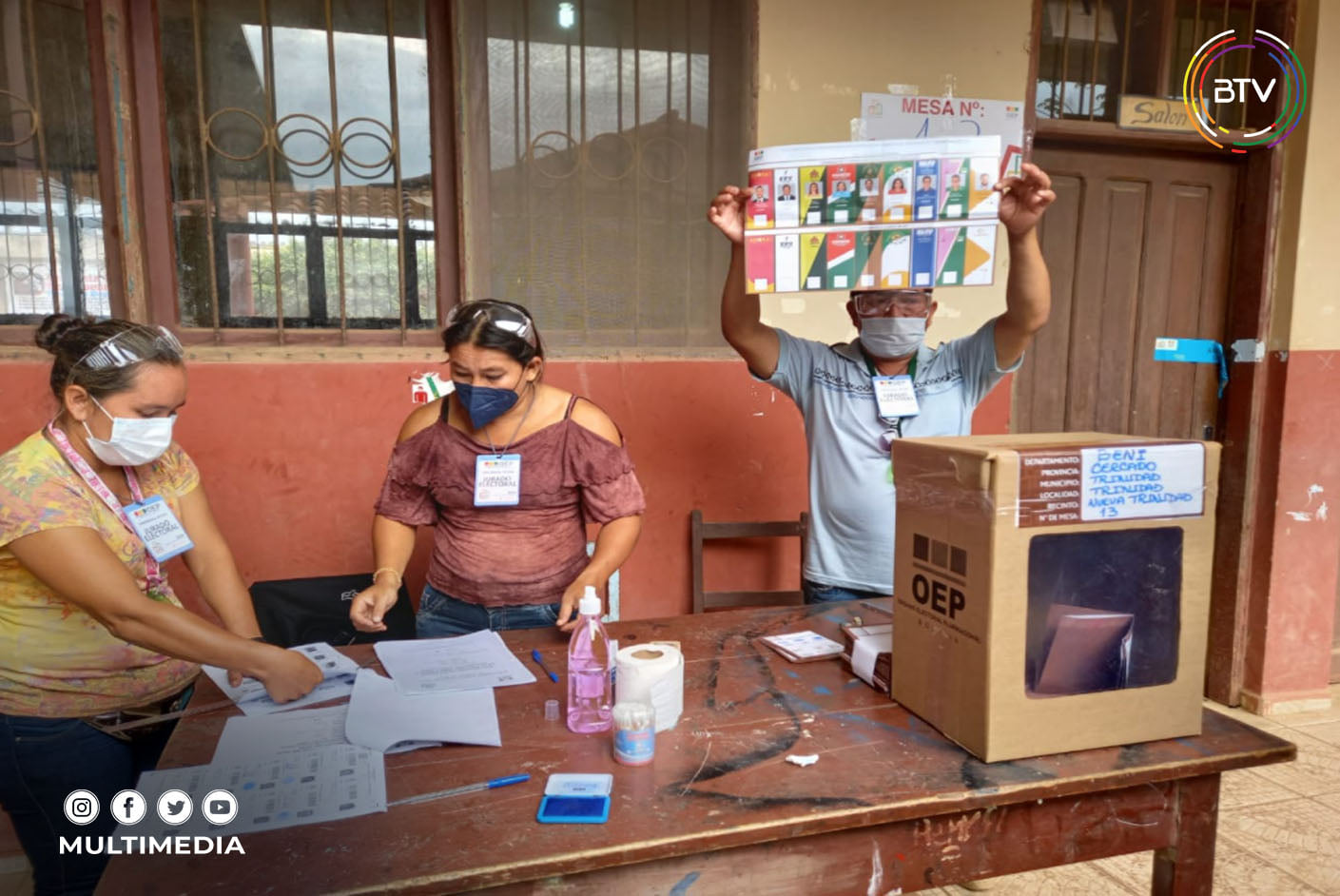 Se desarrolla con normalidad la jornada de repetición de votación en varias regiones del país