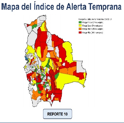 Son 100 los municipios con alto riesgo de contagio de COVID-19 en el país