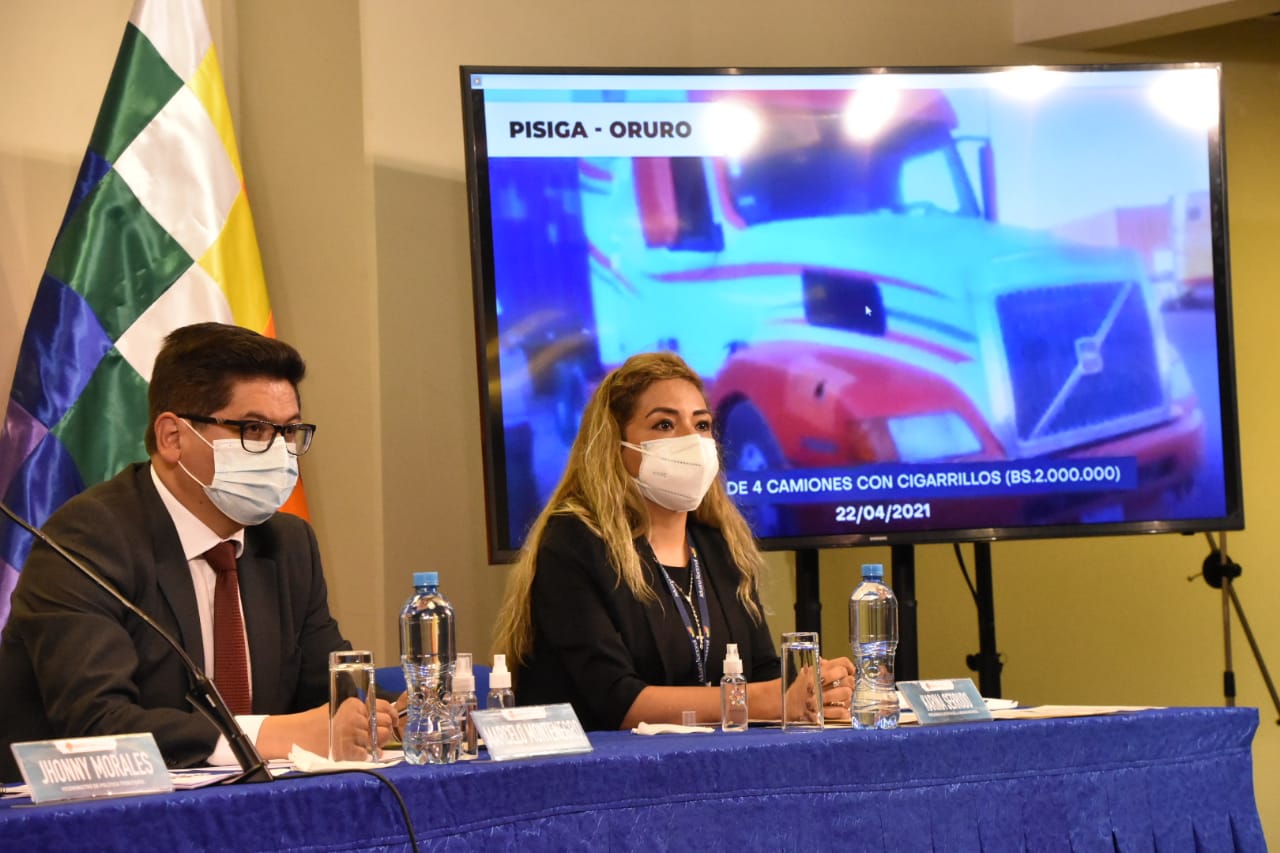 Aduana comisa mercancía valuada en Bs 243,1 millones en el primer semestre 2021